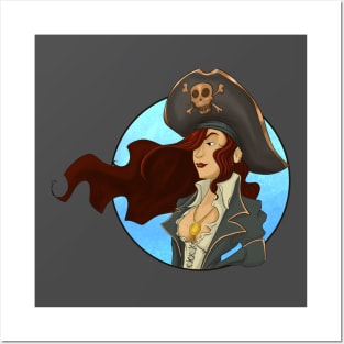 pirate woman Posters and Art